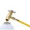Llave De Servicio Botella Gas Ecológico Minus M1/4""sae-h7/16""