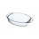 Pyrex Let's Share Set De 4 Fuentes De Vidrio Borosilicato Ovaladas Con Asas, 35 X 24 Cm, Aptas Para Horno Hasta 300 °c, Microondas Y Congelador