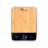 Báscula De Cocina Electrónica Little Balance Lb 8712 10 Kg Usb Acabado Madera