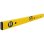 Nivel De Burbuja Stabila Type 70 De 120 Cm, Precisión 0,5 Mm/m, Perfil De Aluminio, 2 Viales, Amarillo