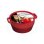 Cocotte Pyrex Slowcook Redonda 24 Cm Roja De Acero Esmaltado, 3,6 L, Apta Para Inducción Y Horno
