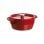 Cocotte Pyrex Slowcook Redonda 24 Cm Roja De Acero Esmaltado, 3,6 L, Apta Para Inducción Y Horno