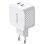 Cargador Nevox GaN 65W Dual USB-C PD QC3.0 Blanco
