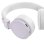 Auriculares Hama Freedom Lit III inalámbricos Bluetooth para llamadas y música lila y blanco