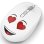 Ratón Inca IWM-245RB Ambidextro RF inalámbrico 1200 DPI Blanco