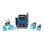 Aspirador de Mano Shark PX250EUT 450W 2,1L Mascotas Autolavado Negro Azul Amarillo