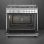 Cuisinière Smeg Concert CX90GM Acier Inoxidable 5 Zones Gaz