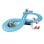 Piste de course Carrera Nintendo Mario Kart avec 2 voitures - 2,4 m