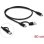 Concentrador USB 10 Gbps Delock 4 puertos Thunderbolt, USB-A y USB-C Negro