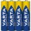 Pila Varta Industrial AAA Alcalina 1,5V 4 pezzi