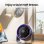 Ventilador de Sobremesa Vention PBJH0 10W 3 Velocidades Batería 3000mAh USB Tipo C Display Digital