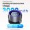 Ventilador de Sobremesa Vention PBJH0 10W 3 Velocidades Batería 3000mAh USB Tipo C Display Digital