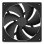 Ventoinha suplementar NZXT F140P 140mm 500-1700 RPM com rolamento fluido
