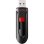 Pen USB SanDisk Cruzer Glide 16GB USB 3.0 retrátil preto e vermelho