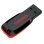 USB-Stick SanDisk Cruzer Blade 8GB USB 2.0 ohne Kappe schwarz und rot