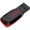 USB-Stick SanDisk Cruzer Blade 8GB USB 2.0 ohne Kappe schwarz und rot