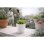Maceta De Plástico Para Jardín, Terraza O Balcón | Color: Blanco | Diámetro: 15 Cm | Diseño Oasis