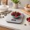 Báscula Digital De Cocina 5 Kg Con Pantalla Lcd, Función Tara Y Superficie Tipo Acero Inoxidable Para Ingredientes Y Porciones - Dimensiones -18x13.8x1.8 Cm