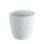 Maceta De Plástico Para Jardín, Terraza O Balcón | Color: Blanco | Diámetro: 19 Cm | Diseño Oasis