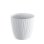 Maceta De Plástico Para Jardín, Terraza O Balcón | Color: Blanco | Diámetro: 13 Cm | Diseño Oasis