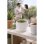 Maceta De Plástico Para Jardín, Terraza O Balcón | Color: Blanco | Diámetro: 13 Cm | Diseño Oasis