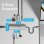 Docking USB-C Vention TQKHB 8 en 1 HDMI 4K USB 3.0 Gigabit Ethernet