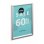 Cornice da muro Durable alluminio argento rettangolare 278 x 402 mm