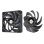 Kühlung Luft Thermaltake 12 cm 500-2000 RPM Hydraulisch Schwarz Pack 3