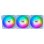 Kühlung Luft Thermaltake 140 mm CL-F199-PL14BU-A RGB LED PWM 3 Stück