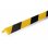 Profilo Angolare Durable C19 Piatto 1000 mm Nero/Giallo