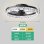 Ventilador de Techo con Luz Generica 60W 6 Velocidades Diámetro — Mando a Distancia LED Regulable Función Invierno