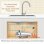 Purificatore d'acqua Autrucker PVDF 0,01um SUS304 1000L Lavabile Cucina