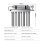 Purificatore d'acqua Autrucker CL-12 5 stadi acciaio inox