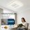 Ventilador de Techo con Luz Autrucker 100W 6 Velocidades Sin Aspas Motor DC Mando Silencioso LED Regulable