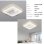 Ventilador de Techo con Luz Autrucker 100W 6 Velocidades Sin Aspas Motor DC Mando Silencioso LED Regulable