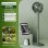 Tragbarer Solarventilator Autrucker 4000mAh 5 Stufen Campinglampe Abnehmbar