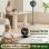 Tragbarer Solarventilator Autrucker 4000mAh 5 Stufen Campinglampe Abnehmbar