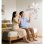 Wandventilator Autrucker 5W 16,5" USB 4 Stufen Fernbedienung Timer Leise
