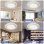 Deckenventilator mit Licht Autrucker 95W 50cm 6 Stufen Rotorlos Fernbedienung LED