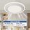 Deckenventilator mit Licht Autrucker 95W 50cm 6 Stufen Rotorlos Fernbedienung LED