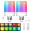 Pack 2 Lampadine LED E26 Ricaricabili con Telecomando 15 Colori Magnetiche