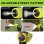 Pulverizador de Pintura HVLP Autrucker 200W Sem Fios 4 Bicos 1000ml 18V