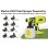 Pulverizador de Pintura HVLP Autrucker 200W Sem Fios 4 Bicos 1000ml 18V
