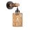 Applicazione Parete Autrucker Legno Ferro Vintage E27