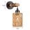 Applicazione Parete Autrucker Legno Ferro Vintage E27