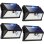 Luz solar de pared Autrucker 283 LEDs sensor movimiento 3 modos impermeable