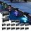 Pack 16 Luces Solares RGB Autrucker Impermeables para Escalones y Jardines
