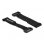 Brida de cable Delock con cierre gancho y lazo 280 x 38 mm negro 3 piezas