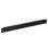 Panel frontal ciego Phasak 19" 1U negro metálico gestión de cable