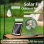 Autrucker Solar Standventilator Tragbar 4000mAh Akku 5 Stufen LED Höhenverstellbar